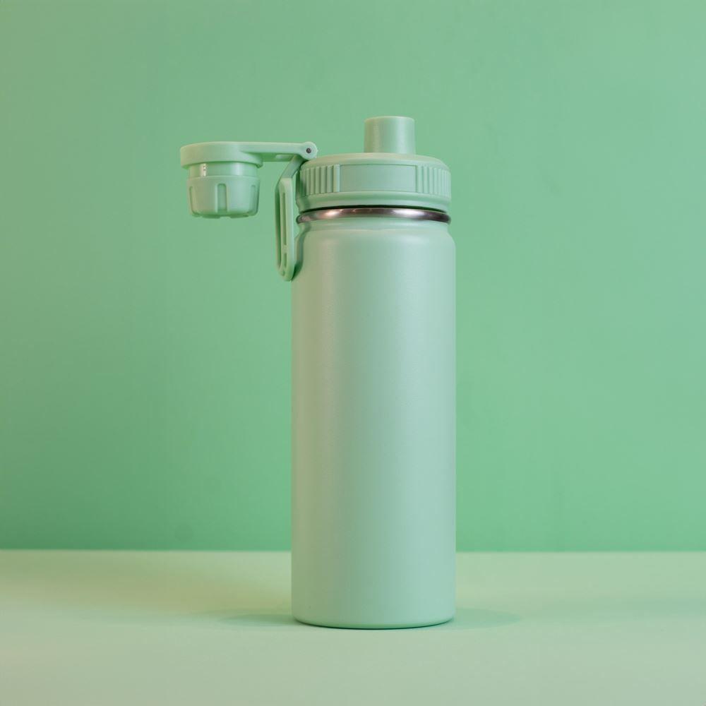 Garrafa Térmica Verde Sofisticada 570ml Com Alça E Bico - Estilo E Praticidade Sempre Quentes - 4