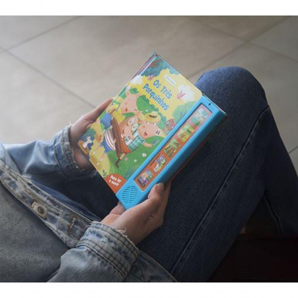 Livro Interativo Os Três Porquinhos: A Magia Dos Contos Sonoros Para Crianças - 2