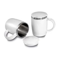 Caneca Térmica Chic Com Tampa - 400ml Para Café Sempre Fresco E Elegante - 1