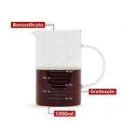 Jarra Elegante De Vidro Borossilicato 1l - Praticidade E Estilo Para Sua Cozinha - 3