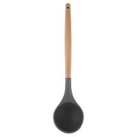 Concha Sofisticada De Silicone Com Cabo De Madeira - 31cm Para Caldos E Molhos Perfeitos - 4