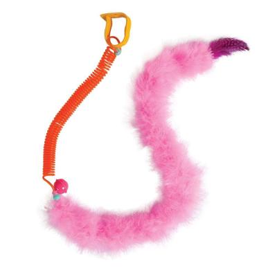 Brinquedo Interativo Para Gatos Com Penas Coloridas E Catnip - Diversão Sem Fim!