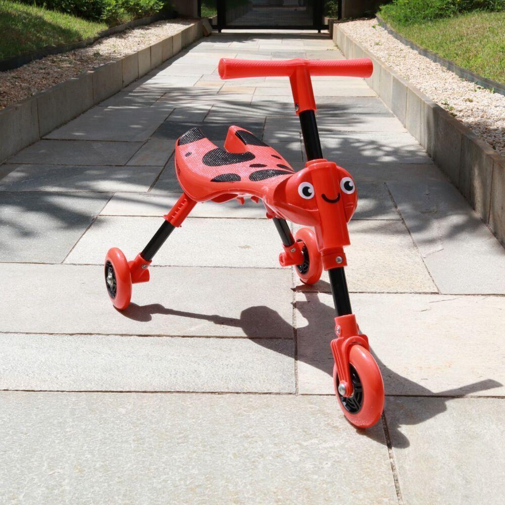 Triciclo Infantil Dobrável Vermelho E Preto - Aventura E Diversão Para Seu Pequeno! - 2