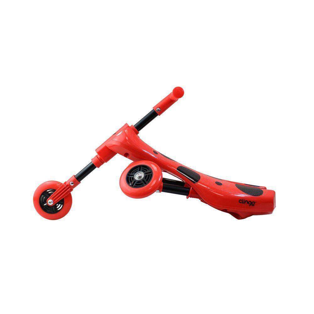 Triciclo Infantil Dobrável Vermelho E Preto - Aventura E Diversão Para Seu Pequeno! - 5