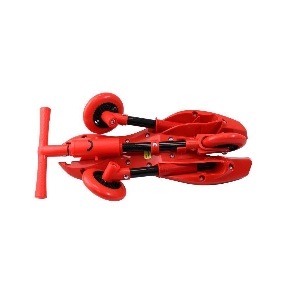 Triciclo Infantil Dobrável Vermelho E Preto - Aventura E Diversão Para Seu Pequeno! - 6