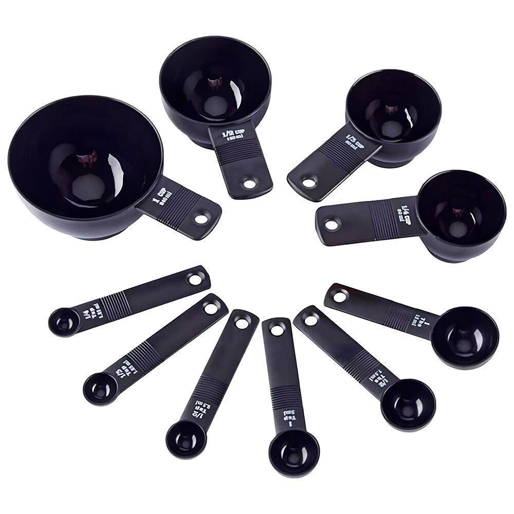 Conjunto Prático De Colheres Medidoras Em Plástico - 10 Peças Para Cozinhar Com Precisão - 4