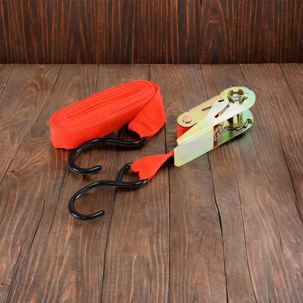 Cinta De Catraca Reforçada 4,5m Para Transporte Seguro De Cargas Variadas - 5