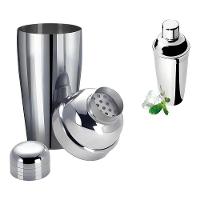 Shaker De Aço Inox 750ml Com Filtro - Perfeito Para Drinks E Caipirinhas!