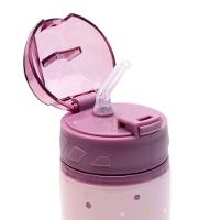 Garrafa De Alumínio 580ml Com Canudo De Silicone - Estilo E Diversão Para Meninas - 3