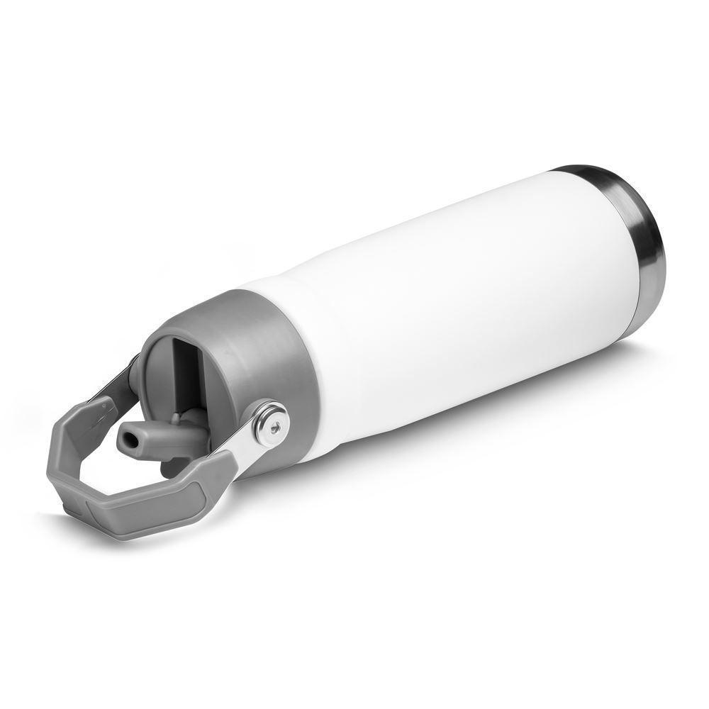 Garrafa Térmica Inox Branca 650ml - Leve Estilo E Praticidade Para Suas Bebidas! - 3