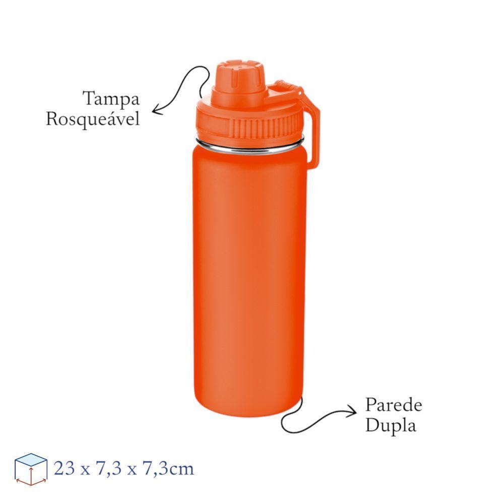 Garrafa Térmica Inox 570ml Com Alça: Estilo E Praticidade Em Cada Gole - 2
