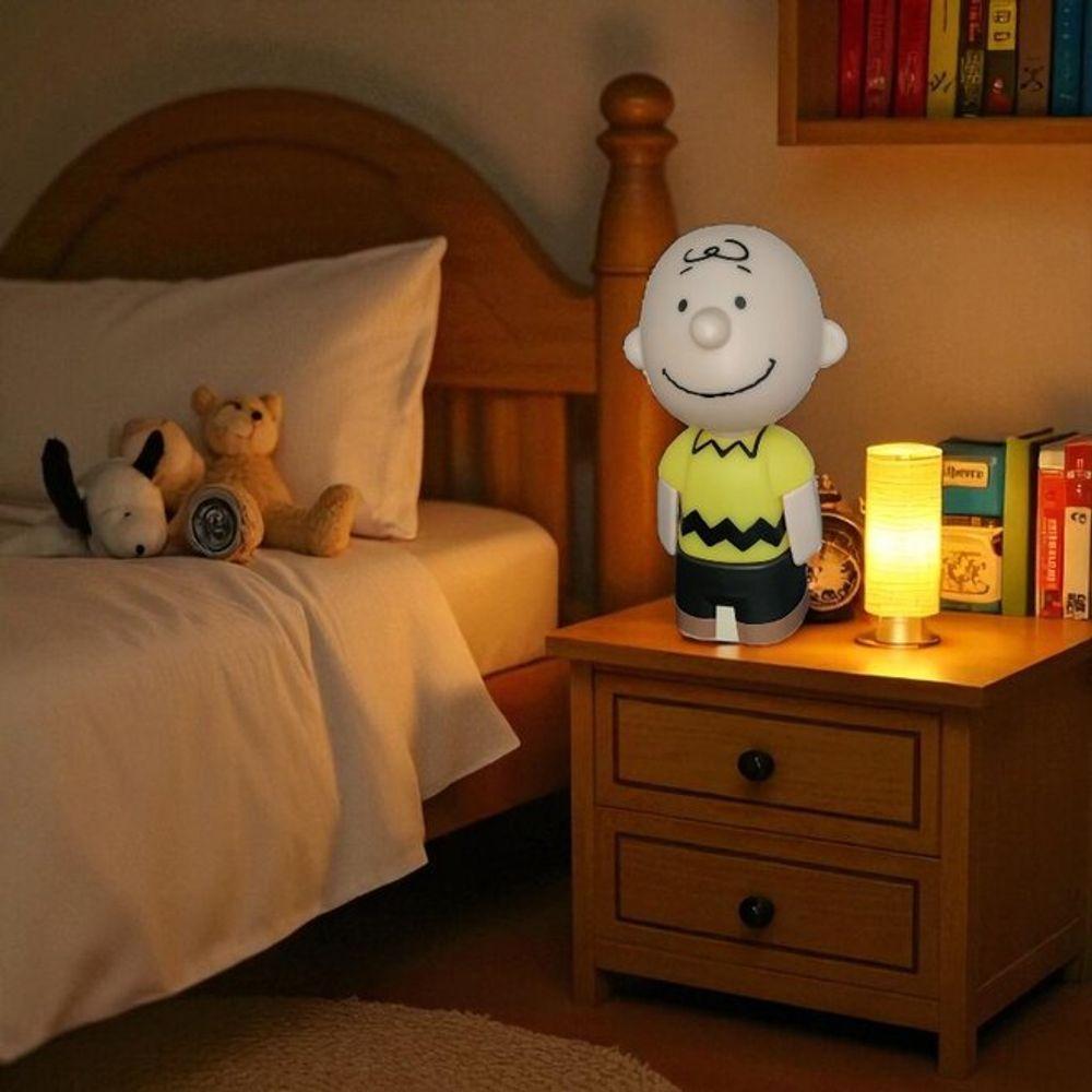 Luminária 3d Snoopy Charlie Brown - Luz Difusa E Encanto Nostálgico Para Seu Espaço - 2