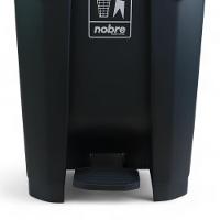 Lixeira Com Pedal 80l Cinza - Solução Prática E Moderna Para Descarte Eficiente - 3