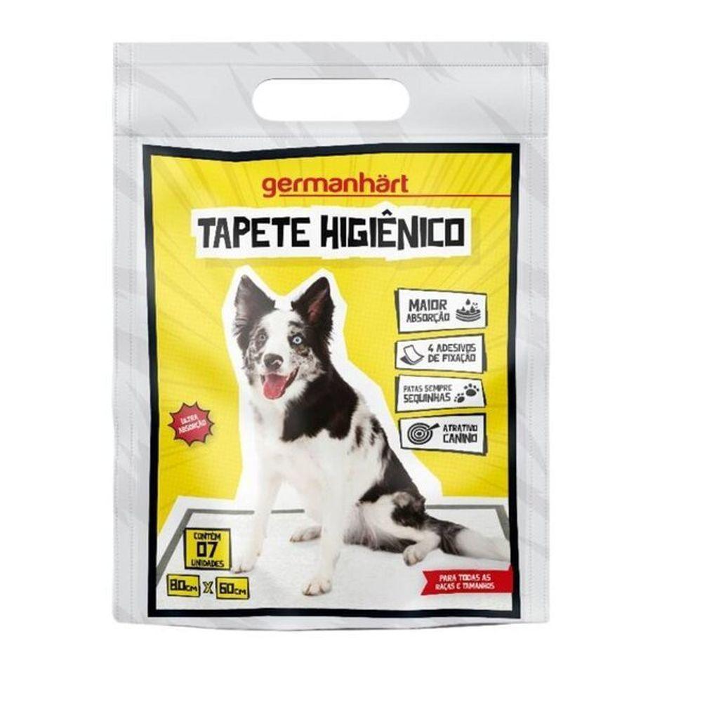 Tapetes Higiênicos Super Absorventes Para Cães Grandes - Kit Com 7 Unidades 80x60cm - 1