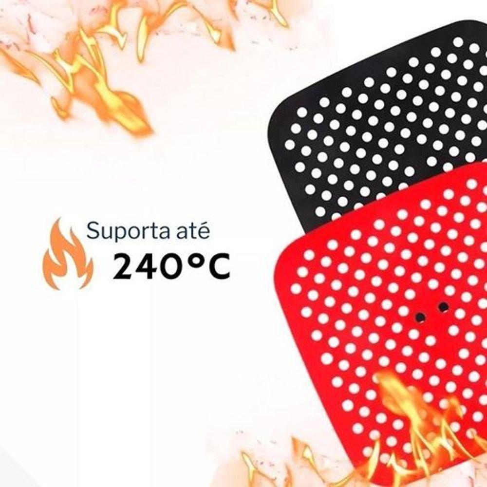 Protetor De Silicone Prático Para Airfryer - Cozinha Limpinha E Sem Esforço! - 3