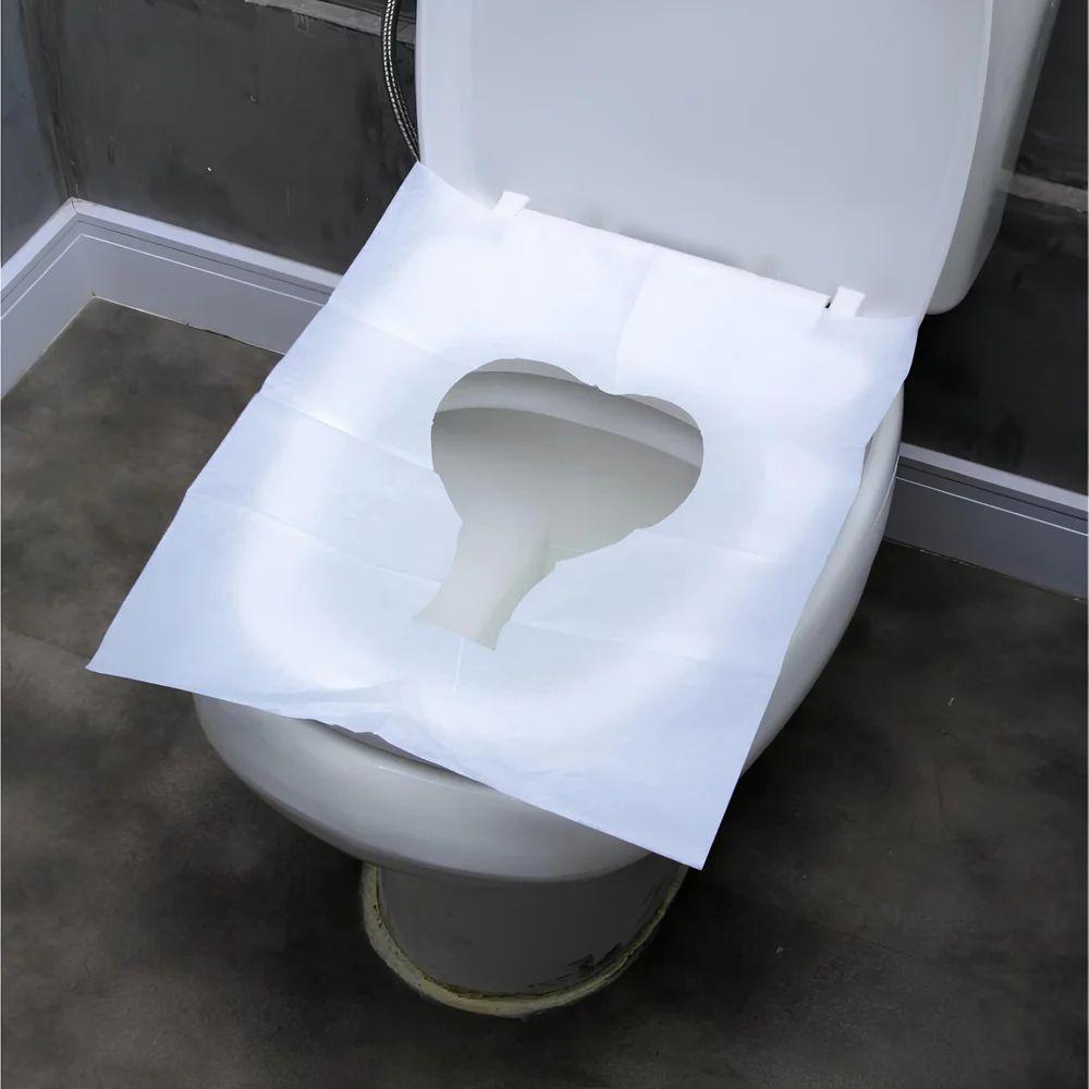 Protetor Descartável Para Assento Sanitário - Higiene E Conforto Em Qualquer Lugar! - 2