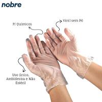 Luvas De Vinil Descartáveis - Proteção E Conforto Para Quem Exige Segurança! - 2