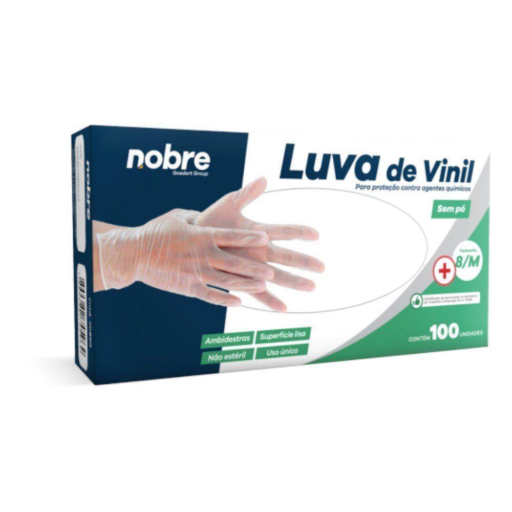 Luvas Descartáveis De Vinil Sem Pó - 100 Unidades Para Conforto E Proteção Diária - 3
