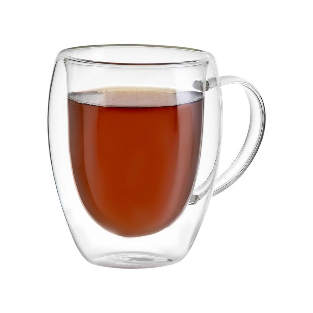 Xícaras Elegantes De Vidro Borossilicato Com Parede Dupla - Conjunto De 2 Unidades 350ml - 3