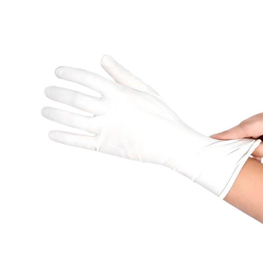 Luvas Descartáveis De Látex Com Pó - Segurança E Conforto Para Ambiente Químico - 100 Unidades - 3