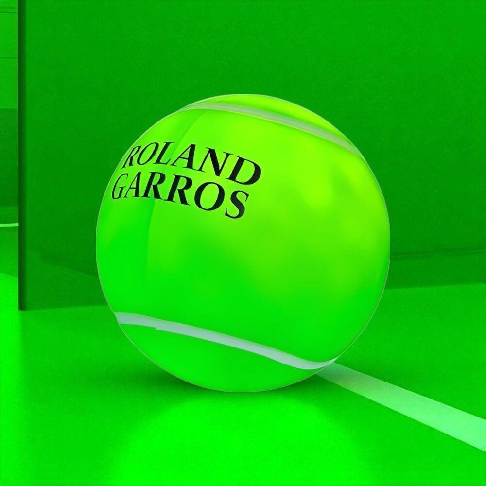 Luminária 3d Bola De Tênis Roland Garros - Iluminação Moderninha Para Amantes Do Esporte - 3