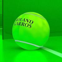 Luminária 3d Bola De Tênis Roland Garros - Iluminação Moderninha Para Amantes Do Esporte - 3