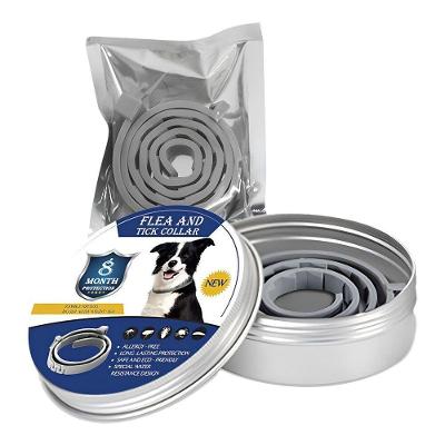 Coleira Antipulgas Ajustável 63cm Com óleo Essencial - Proteção Natural Para Cães