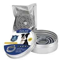 Coleira Antipulgas Ajustável 63cm Com óleo Essencial - Proteção Natural Para Cães - 1