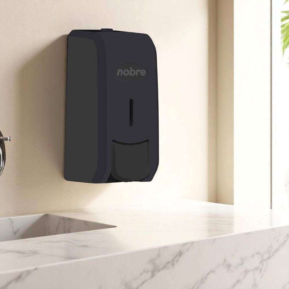 Dispenser Luxo Para Sabonete Líquido E álcool Gel 800ml - Preto Sofisticado - 2