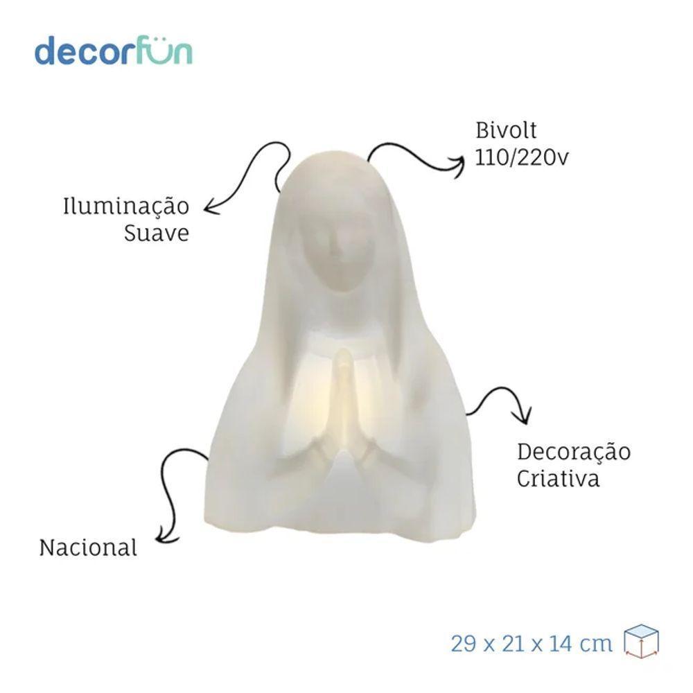 Luminária Nossa Senhora: Elegância E Luz Para Seu Espaço Espiritual E Aconchegante - 5