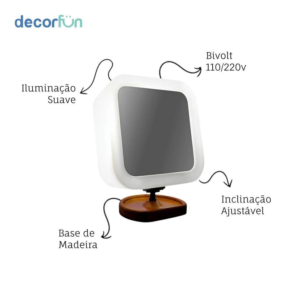 Espelho Articulado Iluminado Com Aumento - Praticidade E Estilo Para Sua Maquiagem! - 5