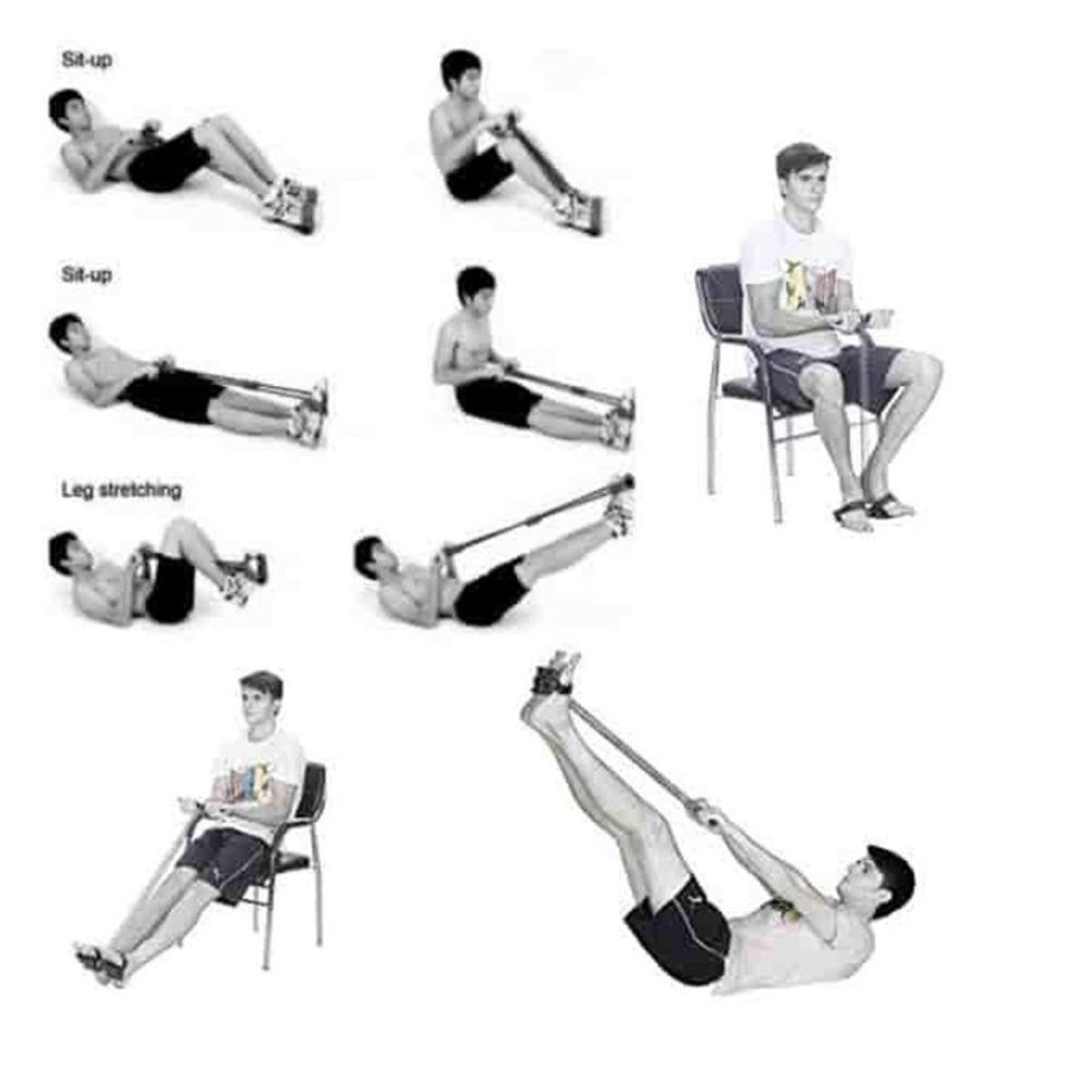 Aparelho Abdominal Tonificador Muscular Kit Musculaçao Redutor Braços Pernas Medidas Cintura Academia Em Casautor Braços - 2