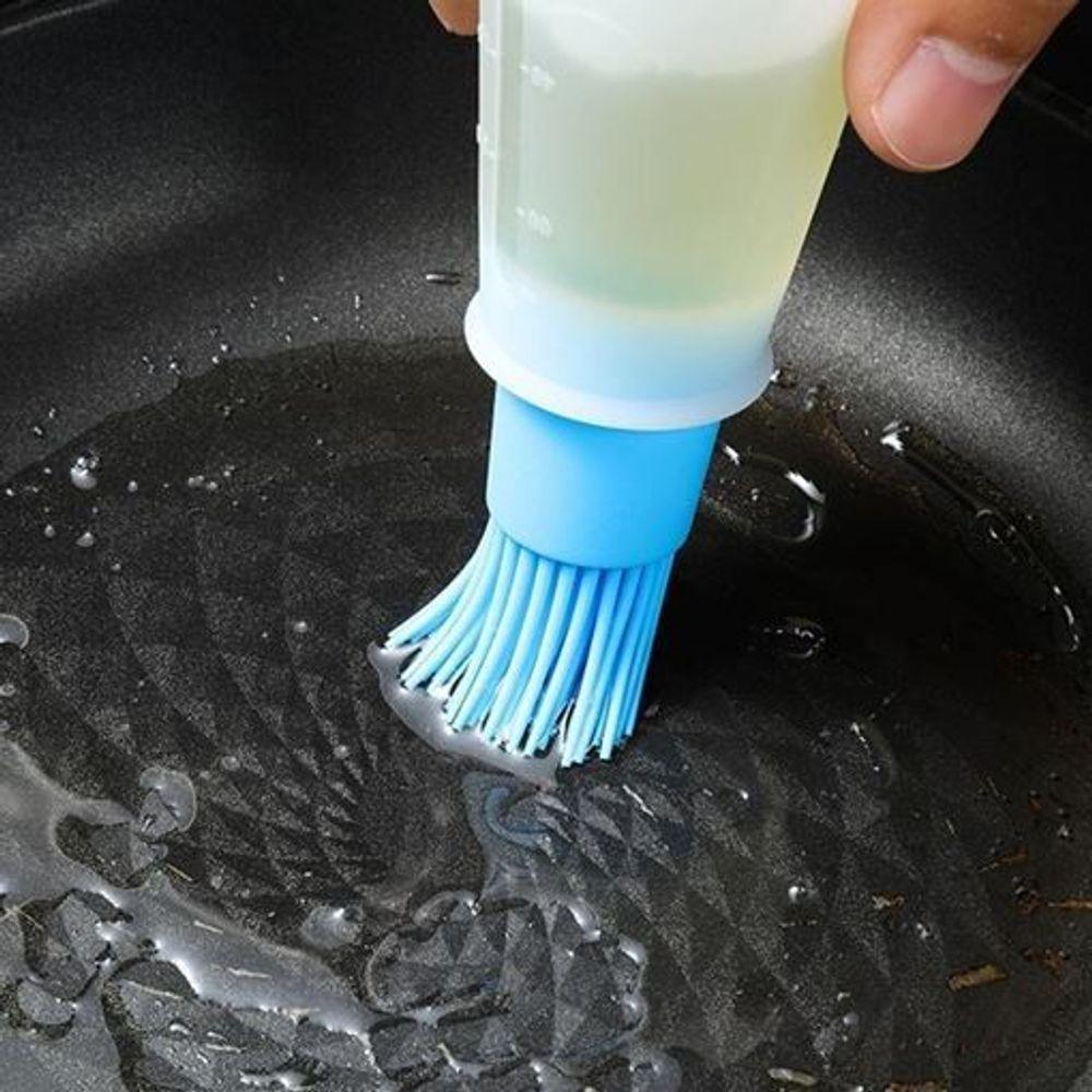 Pincel Gourmet Com Reservatório Prático Para óleos E Marinadas - Cozinha Sem Desperdício! - 3