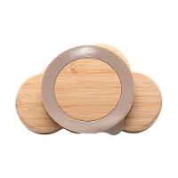 Prato Divertido De Bambu Com Ventosa - Refeições Seguras E Divertidas Para Crianças - 4