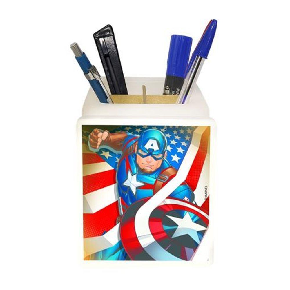Organizador Iluminado Capitão América - Estilo E Funcionalidade Para Seu Espaço! - 2