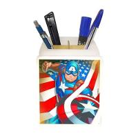 Organizador Iluminado Capitão América - Estilo E Funcionalidade Para Seu Espaço! - 2