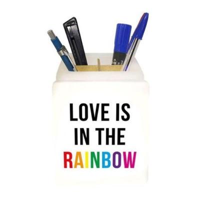 Organizador Iluminado De Mesa Colorido: Estilo E Praticidade Para Seu Espaço!