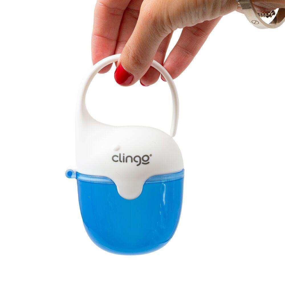 Porta Chupetas Baleia Azul Marinho - Segurança E Praticidade Para O Seu Bebê - 3