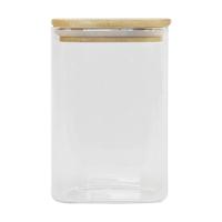 Pote De Vidro Borossilicato 1100ml Com Tampa De Bambu - Estilo E Praticidade Na Cozinha - 2