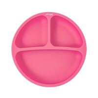 Prato Dividido De Silicone Rosa – Refeições Divertidas Para Os Pequenos Exploradores - 5