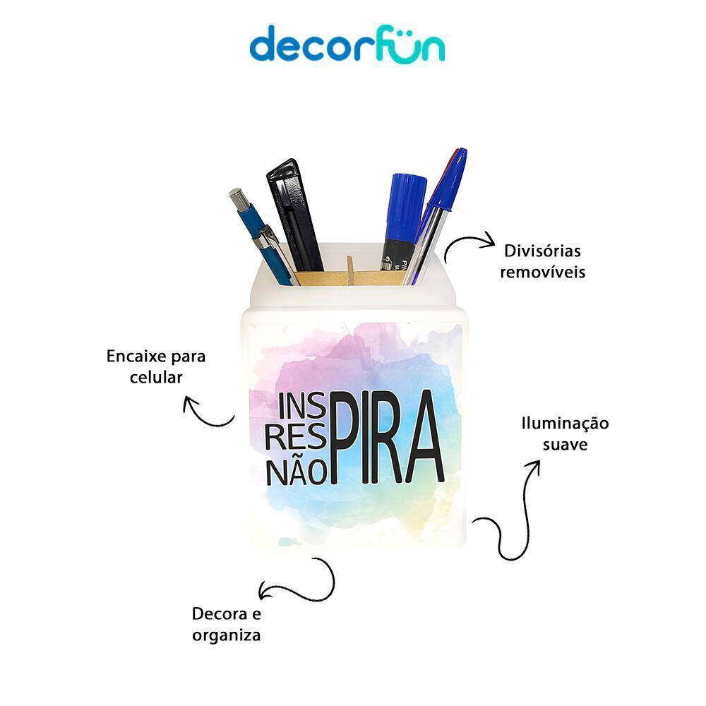 Organizador Iluminado Multifuncional - Estilo E Praticidade Para Sua Mesa - 2