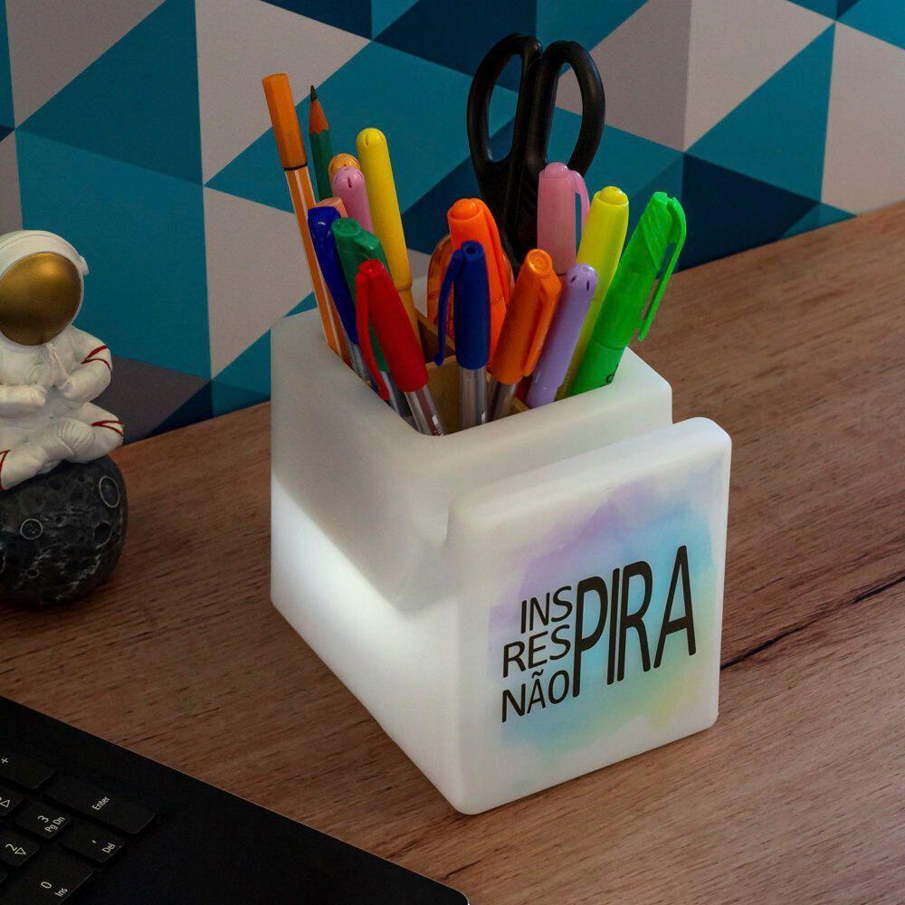 Organizador Iluminado Multifuncional - Estilo E Praticidade Para Sua Mesa - 5