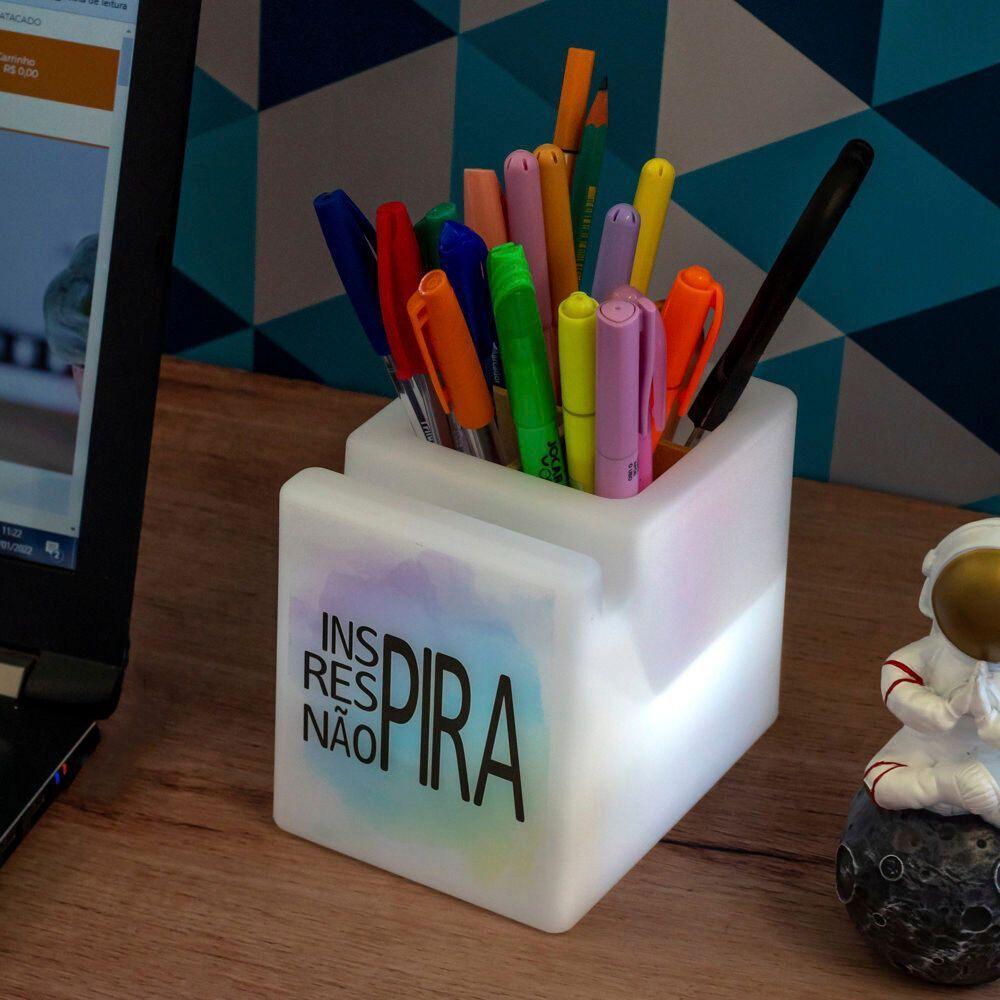 Organizador Iluminado Multifuncional - Estilo E Praticidade Para Sua Mesa - 8