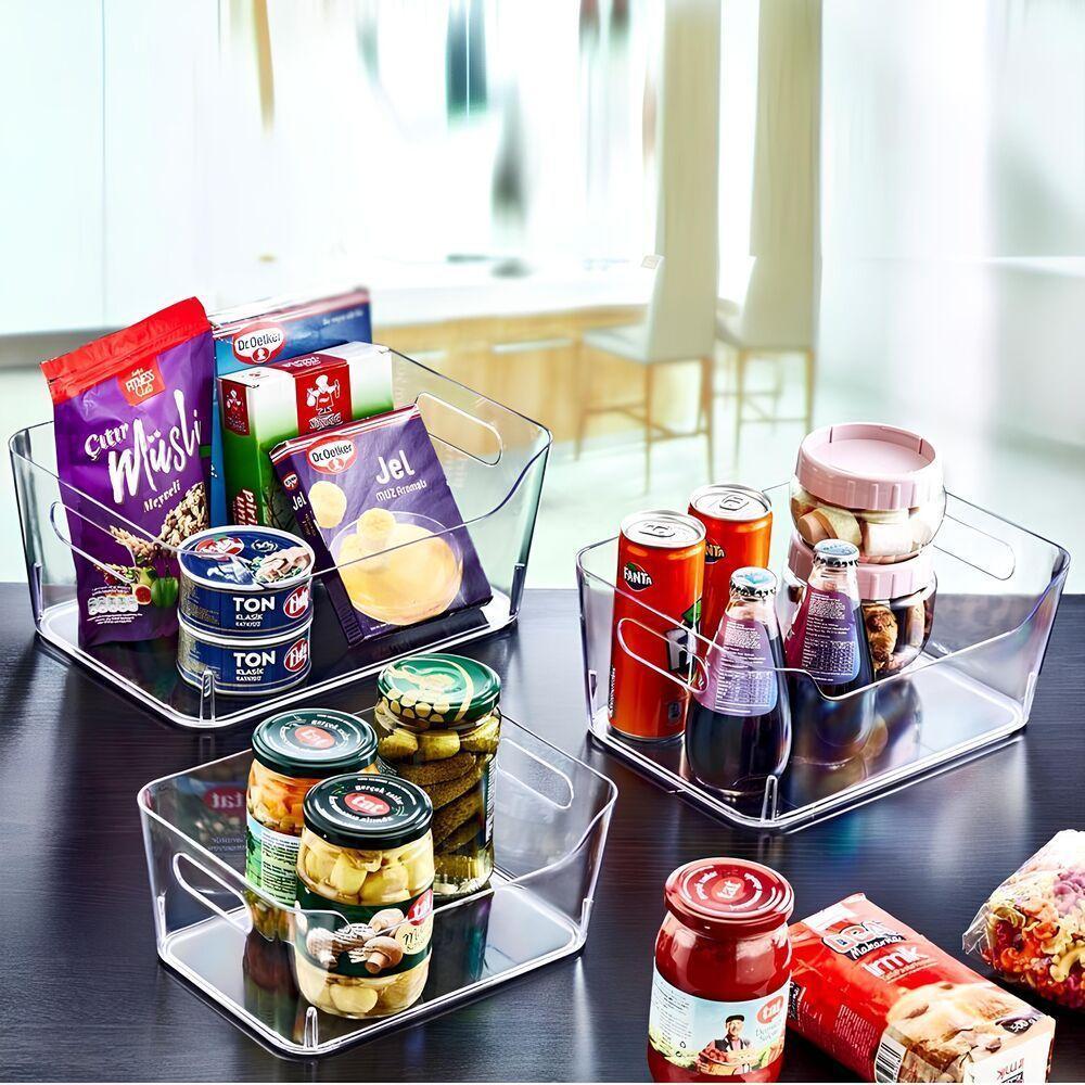 Organizador Empilhável Transparente De 7l - Solução Prática Para Sua Casa - 2