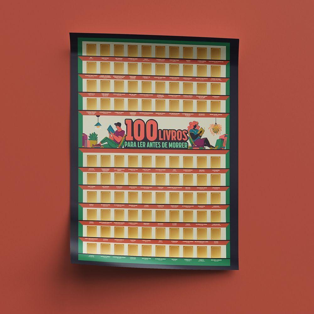 Pôster Raspadinha: 100 Clássicos Literários Para Desbravar Novos Mundos! - 4