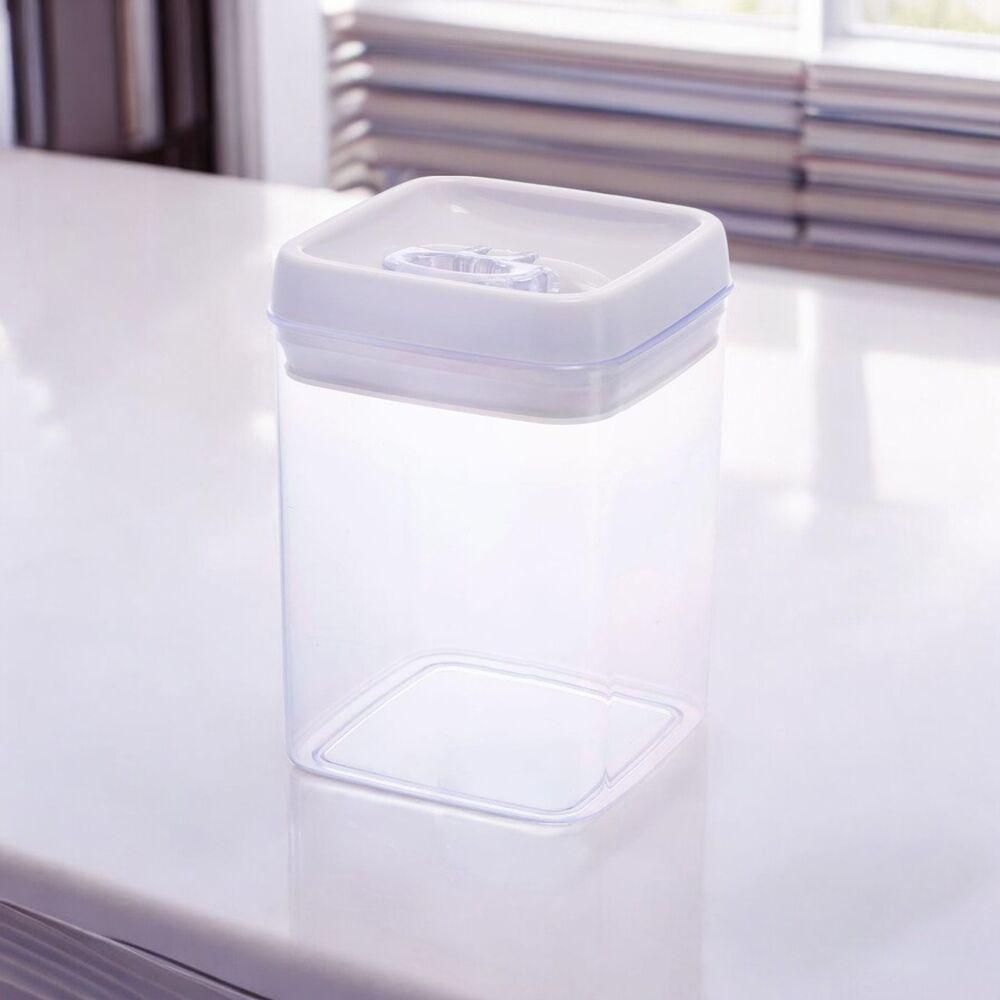 Pote Hermético Quadrado 1800ml Com Tampa E Alça - Armazenamento Prático E Seguro - 2