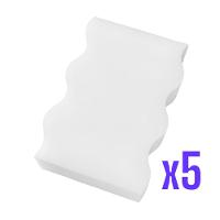 Pacote Limpeza Prática: 5 Esponjas De Melamina Para Superfícies E Vidros Impecáveis - 1