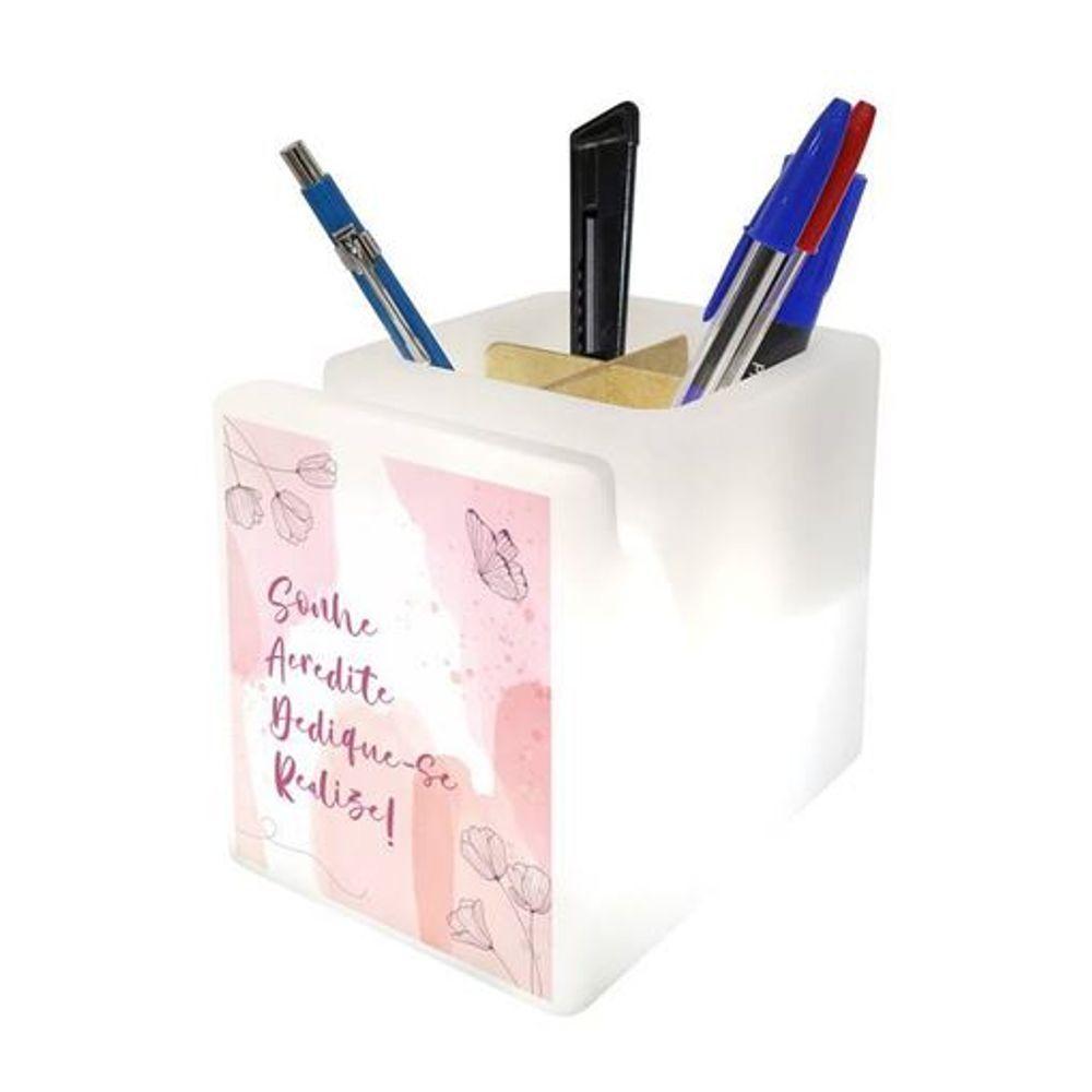 Organizador Iluminado De Mesa Elegância E Praticidade Para Seu Ambiente Ideal! - 2