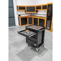 Carro Com Ferramentas 5 Gavetas E 1 Porta Com 204 Peças Tramontina Pro Tramontina - 3