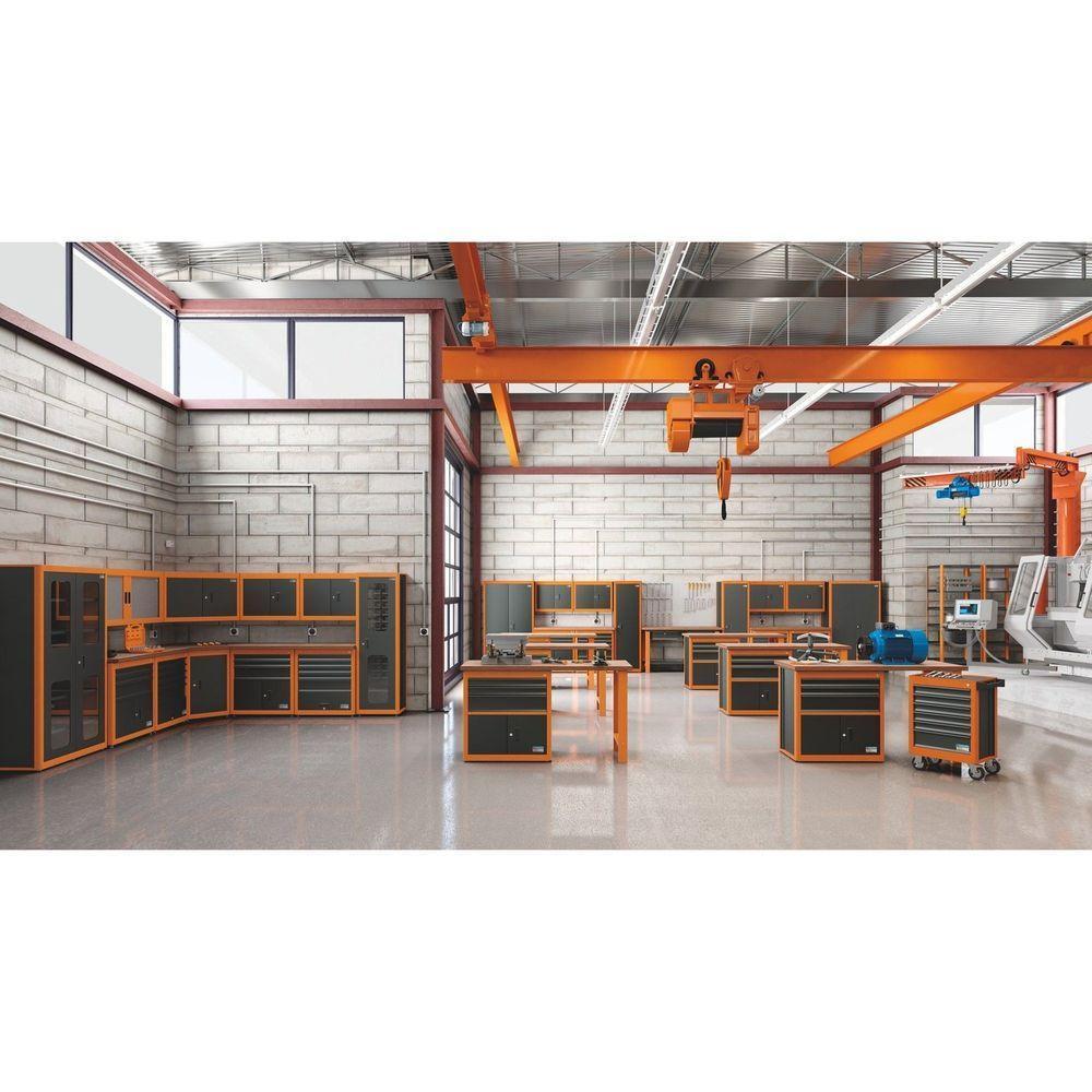 Armário Vertical Para Ferramentas 2 Portas Com Visores Tramontina Pro Laranja Tramontina - 8